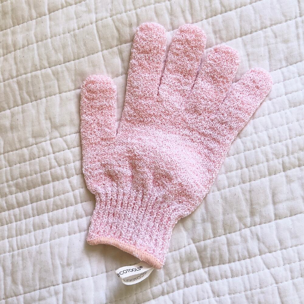 NEW Ecotools Pink Exfoliating Glove NWOT Bath Accessories Skincare